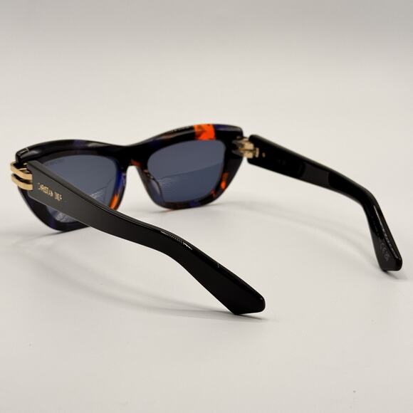 Christian Dior Sunglasses CDior B2U 2880 Tortoise Butterfly Frame Blue Lens 52mm main image 7